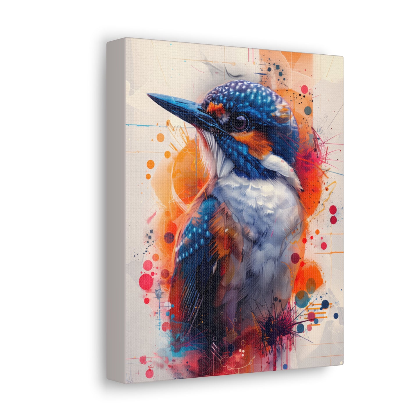 Bird - Abstract Illustration Canvas Gallery Wraps