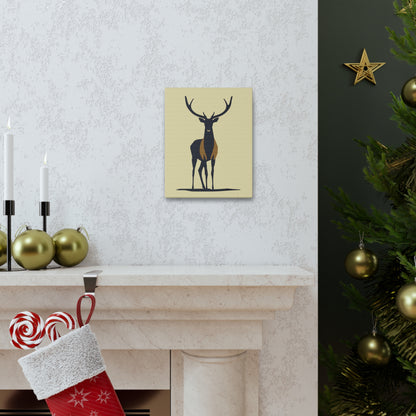 Reindeer - Digital Illustration Canvas Gallery Wraps