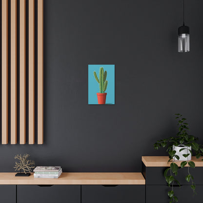 Cactus Plant - Illustration Canvas Gallery Wraps