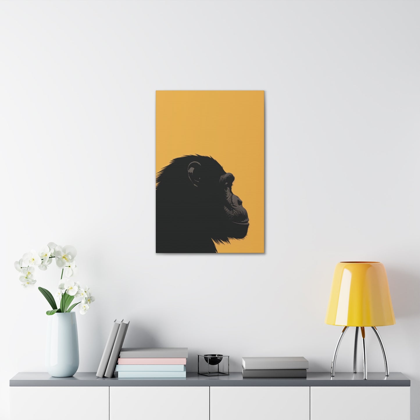 Gorilla Digital Illustration Canvas Gallery Wraps