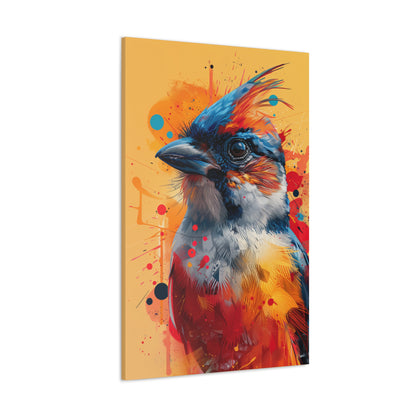 Bird - Abstract Illustration Canvas Gallery Wraps