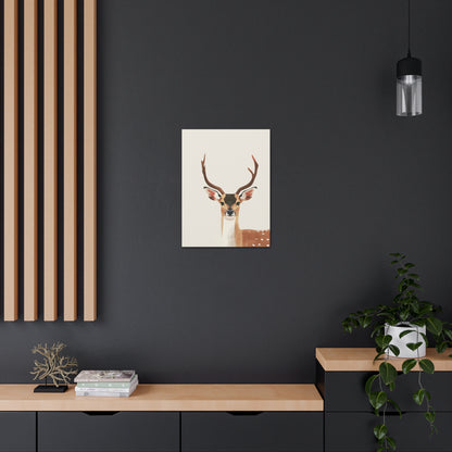 Deer Digital Illustration Canvas Gallery Wraps