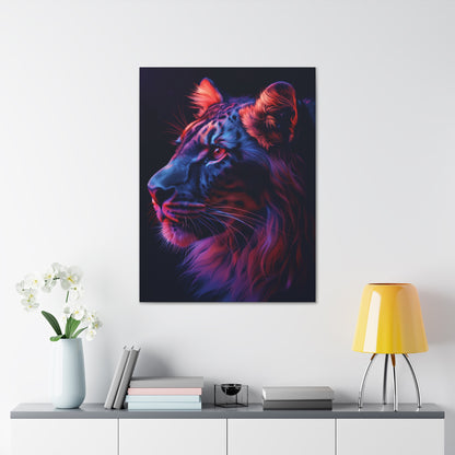 Lion - Illustration  Canvas Gallery Wraps