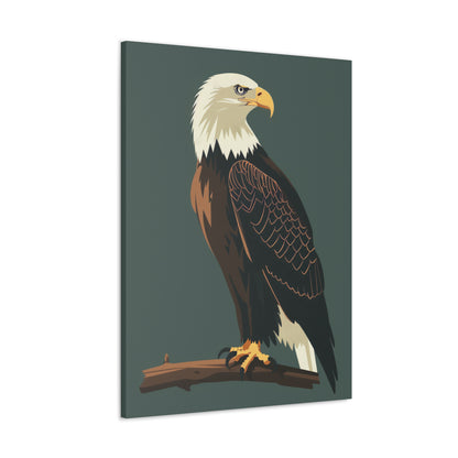 Eagle Digital Illustration Canvas Gallery Wraps