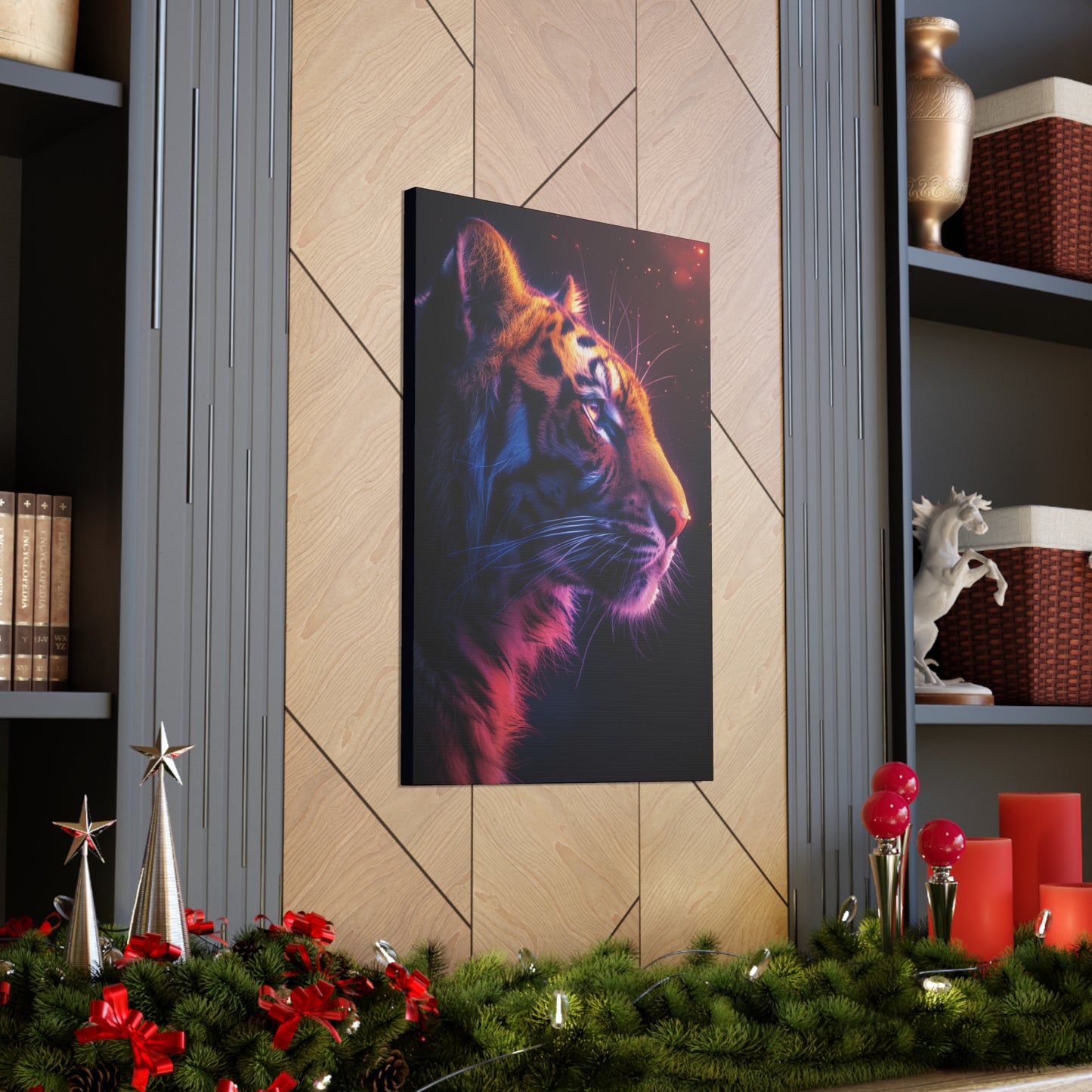 Tiger - Illustration Canvas Gallery Wraps