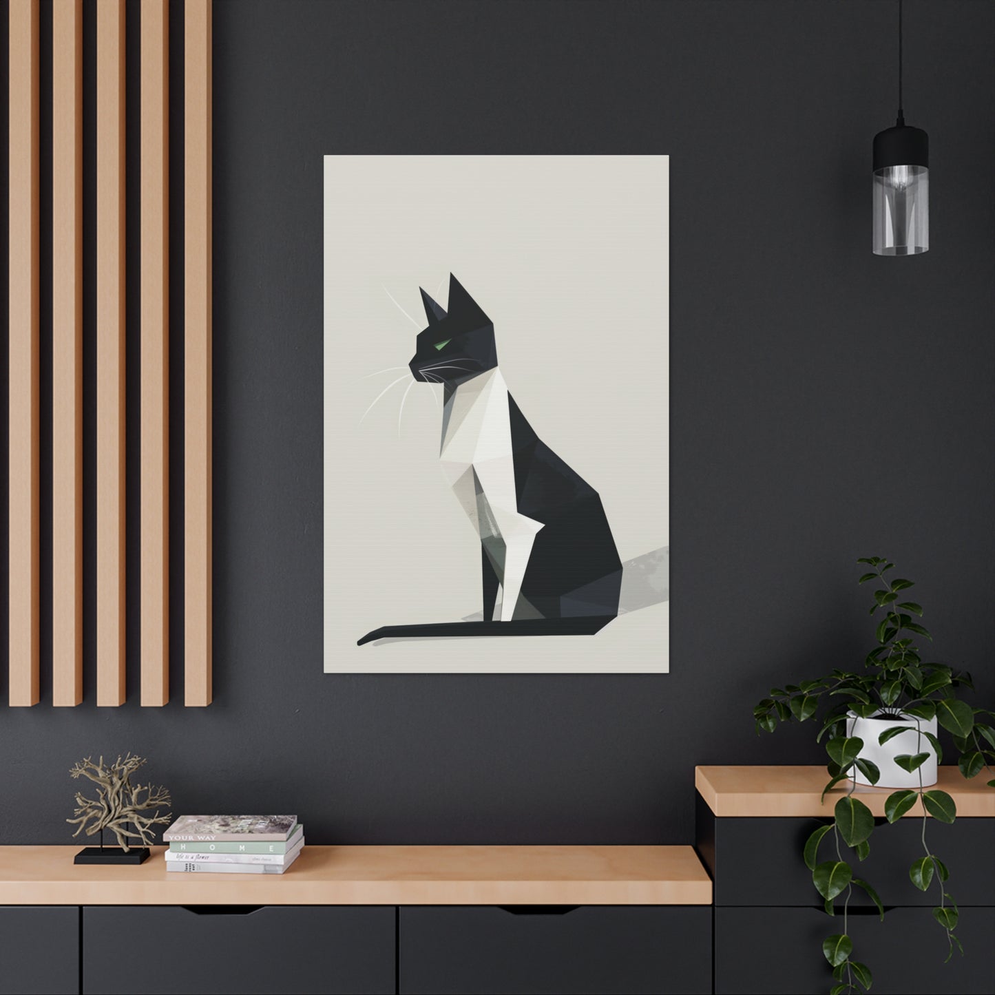 Cat - Digital Illustration Canvas Gallery Wraps