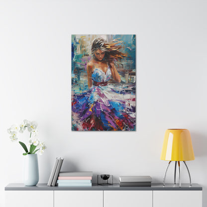 woman - Digital Print Canvas Gallery Wraps