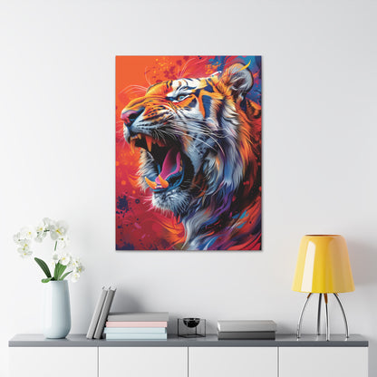 Tiger - Illustration Canvas Gallery Wraps