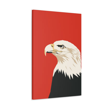 Bald Eagle Digital Illustration Canvas Gallery Wraps