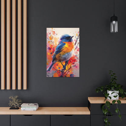 Bird - Abstract Illustration Canvas Gallery Wraps