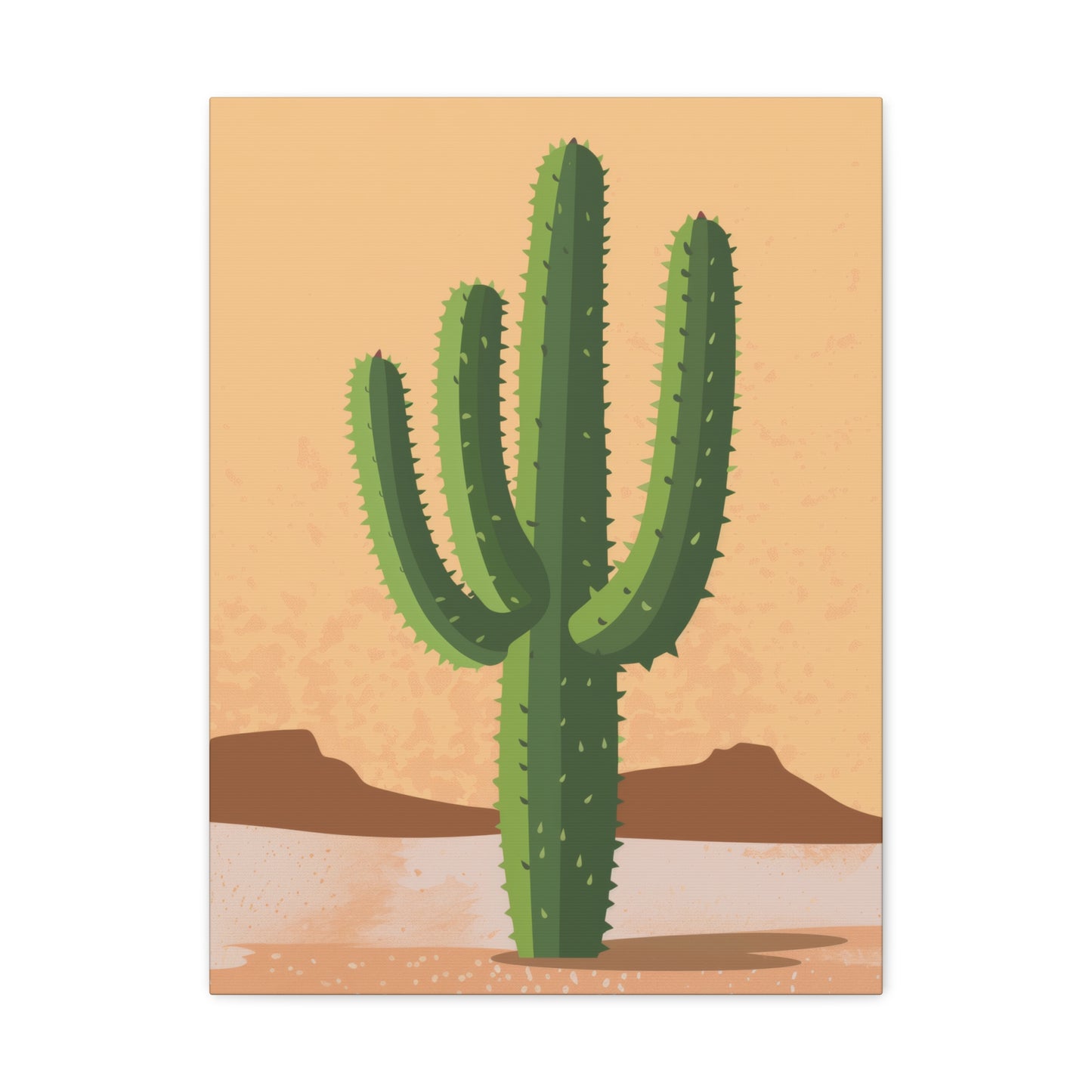 Cactus Plant - Illustration Canvas Gallery Wraps