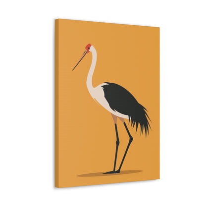 Stork Digital Illustration Canvas Gallery Wraps