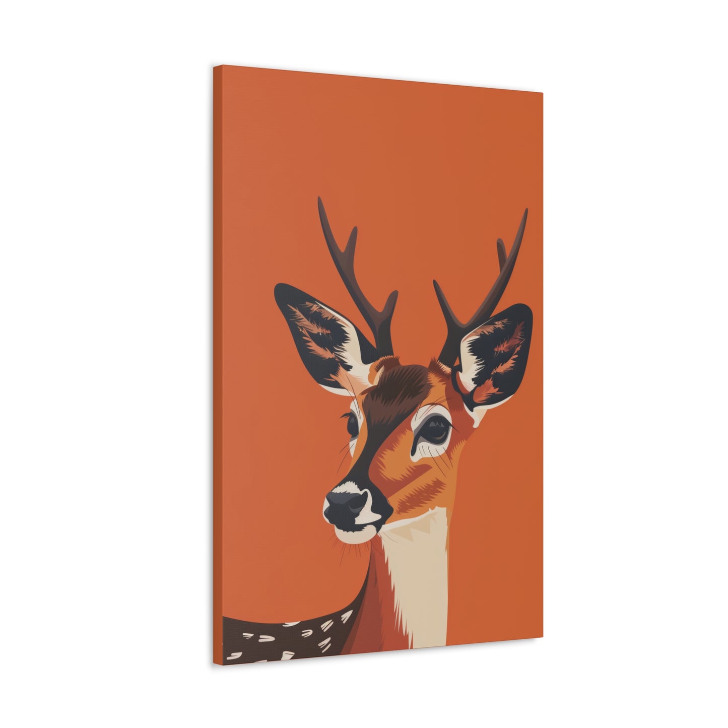 Deer - Digital Illustration Canvas Gallery Wraps