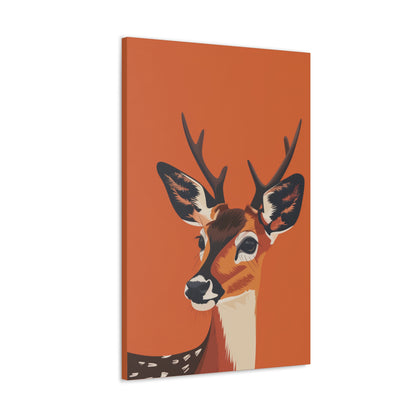 Deer - Digital Illustration Canvas Gallery Wraps