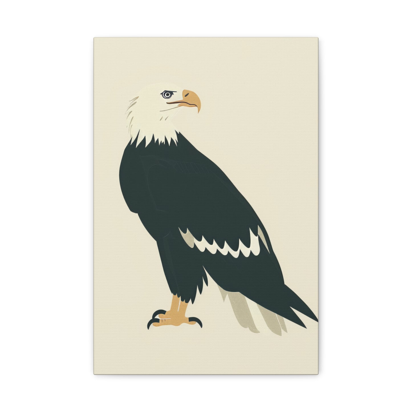 Bald Eagle Digital Illustration Canvas Gallery Wraps