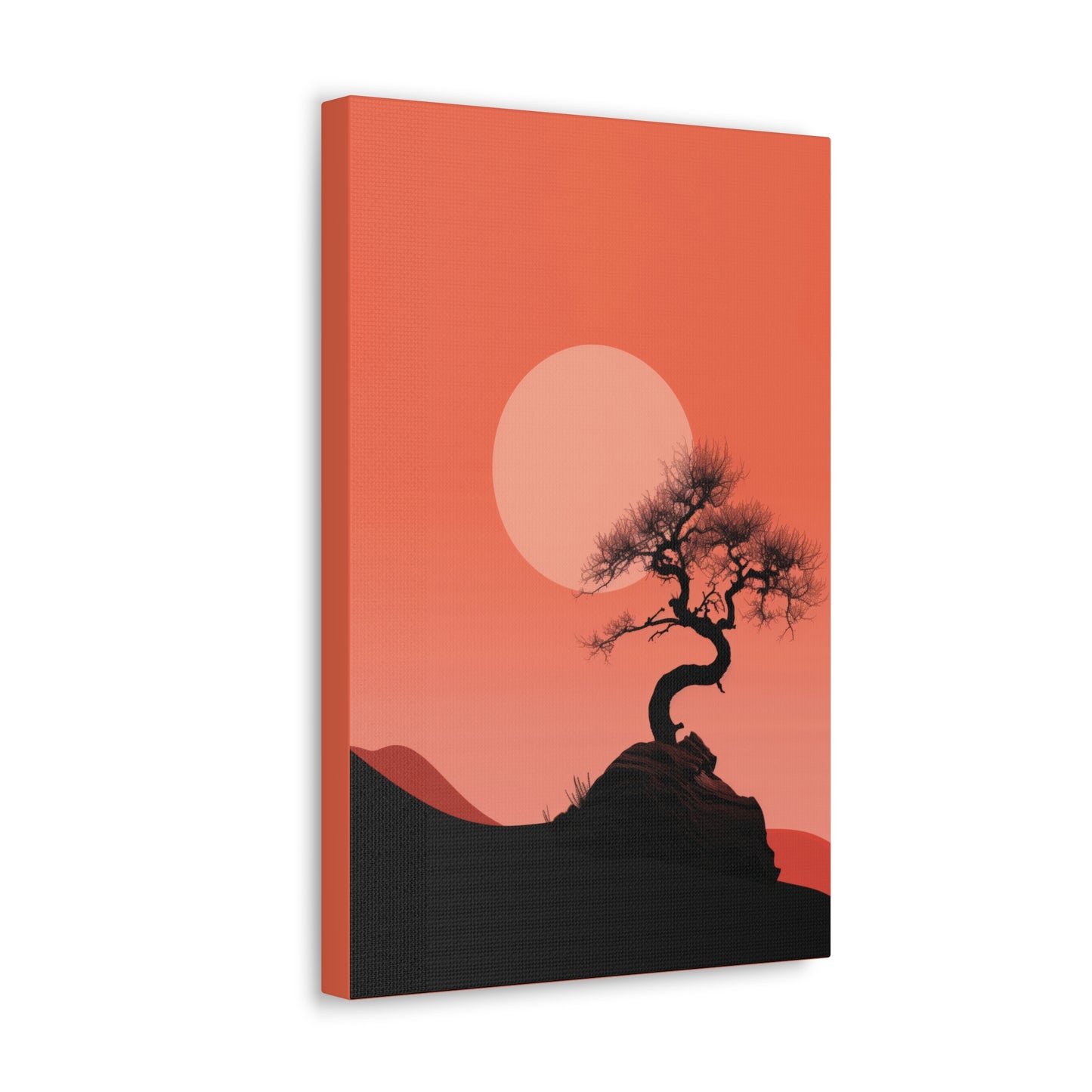 Bonsai Tree - Illustration Canvas Gallery Wraps