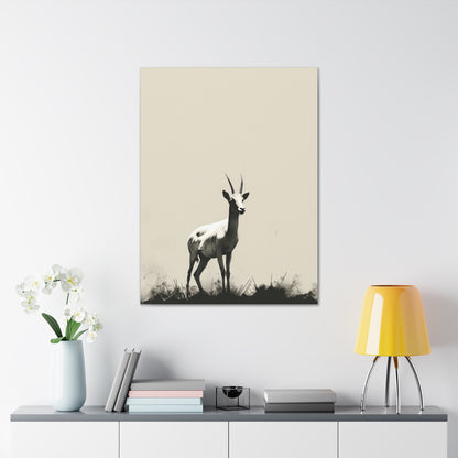 Goat Digital Illustration Canvas Gallery Wraps