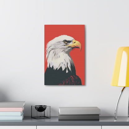 Bald Eagle Digital Illustration Canvas Gallery Wraps