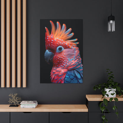 Beautiful Bird - Abstract Illustration Canvas Gallery Wraps