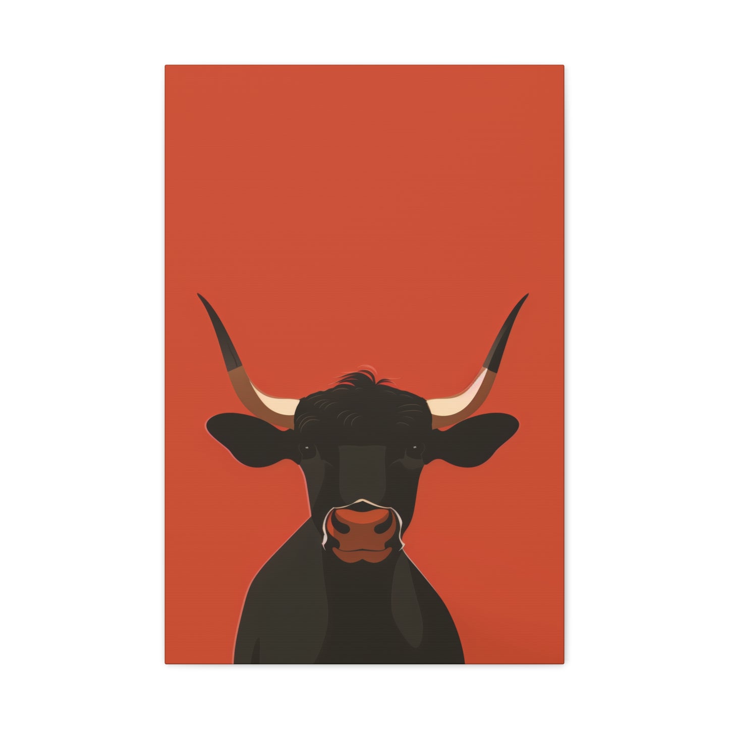 Bull Digital Illustration Canvas Gallery Wraps