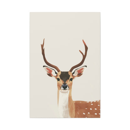 Deer Digital Illustration Canvas Gallery Wraps