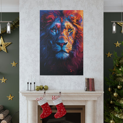 Lion - Illustration  Canvas Gallery Wraps