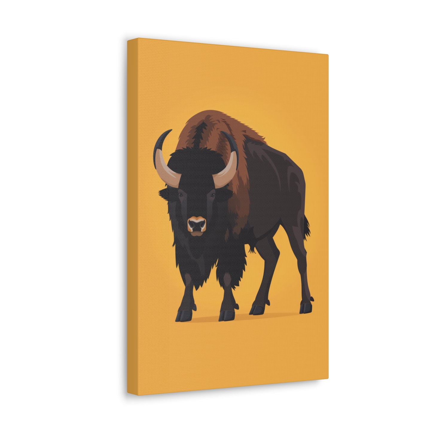 Bison - Digital Illustration Canvas Gallery Wraps