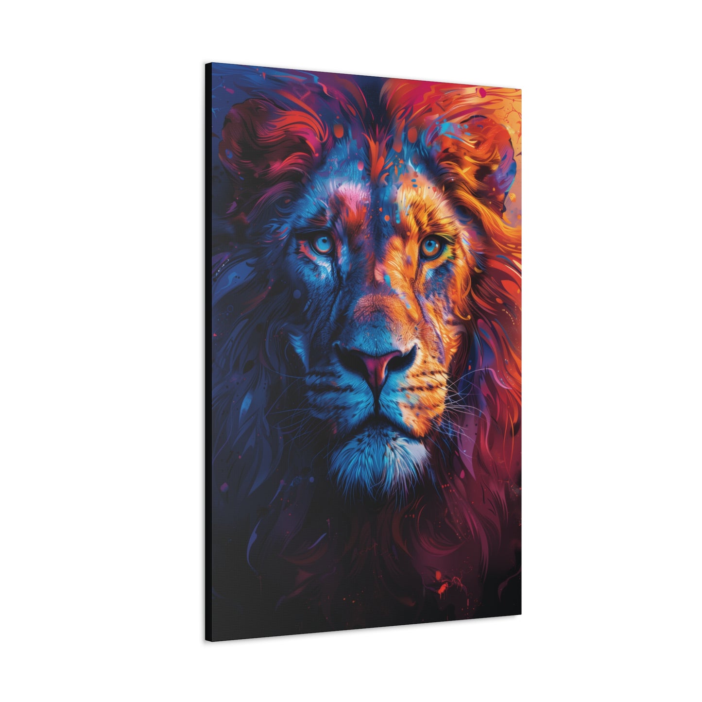 Lion - Illustration  Canvas Gallery Wraps